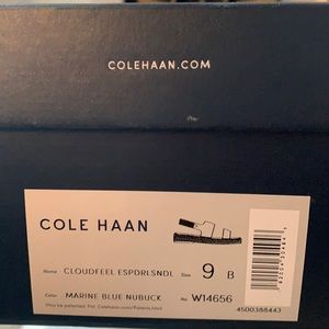 Cole Haan Cloudfeel Navy Sandals